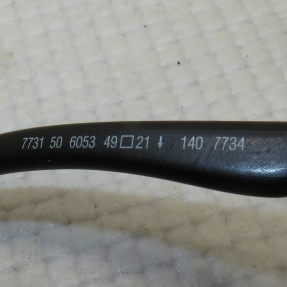 Silhouette 7731 Titanium Eyeglasses rimless 6053 Black size 49-21-140 Frame Only - Picture 9 of 13